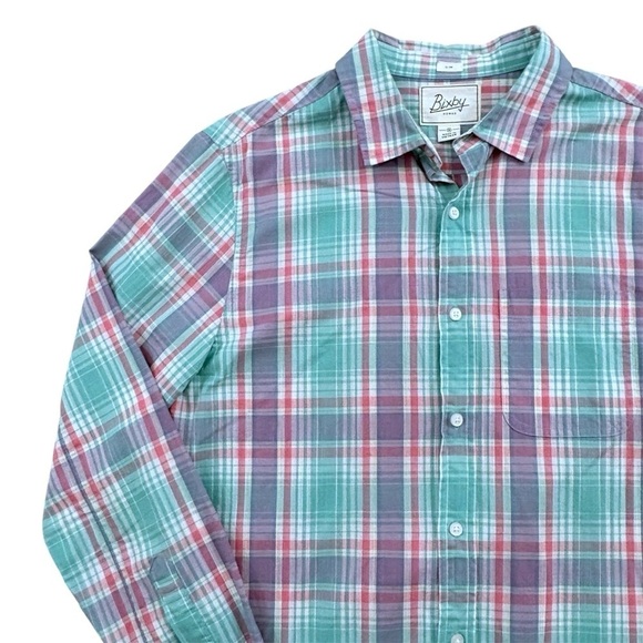Bixby Nomad Other - Bixby Nomad Slim Plaid Button Down Shirt